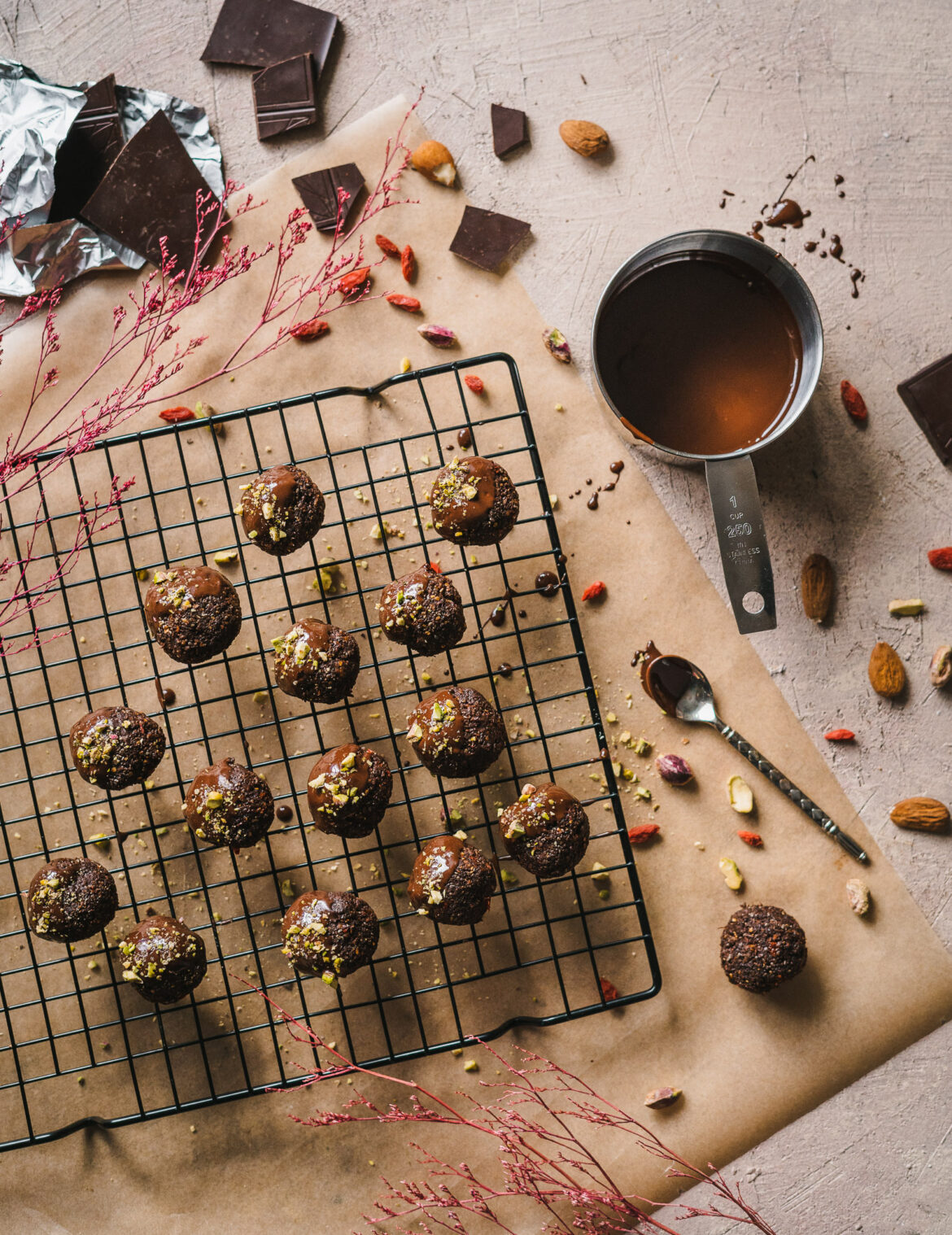 Czekoladowe kulki mocy