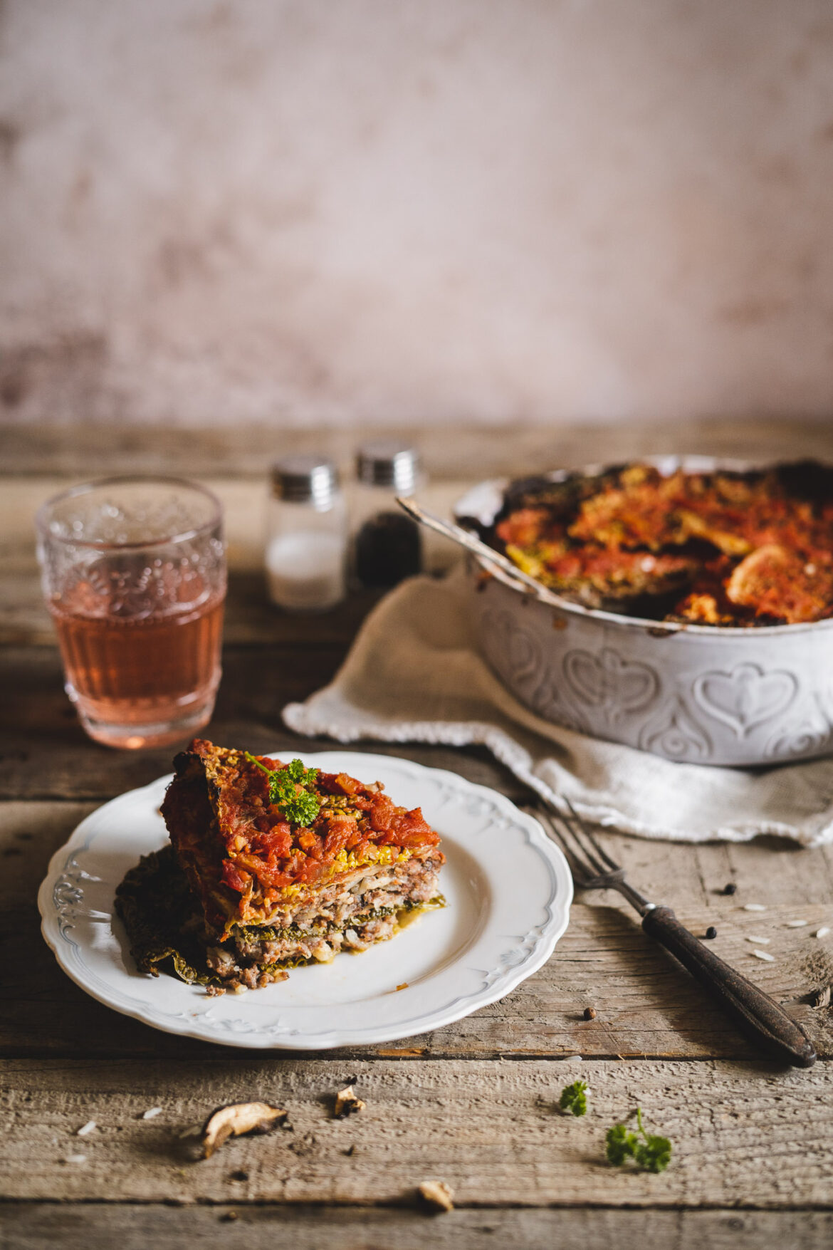 zapiekanka gołąbkowa zapiekanka gołąbkowa z włoskiej kapusty, ryżu i mięsa mielonego