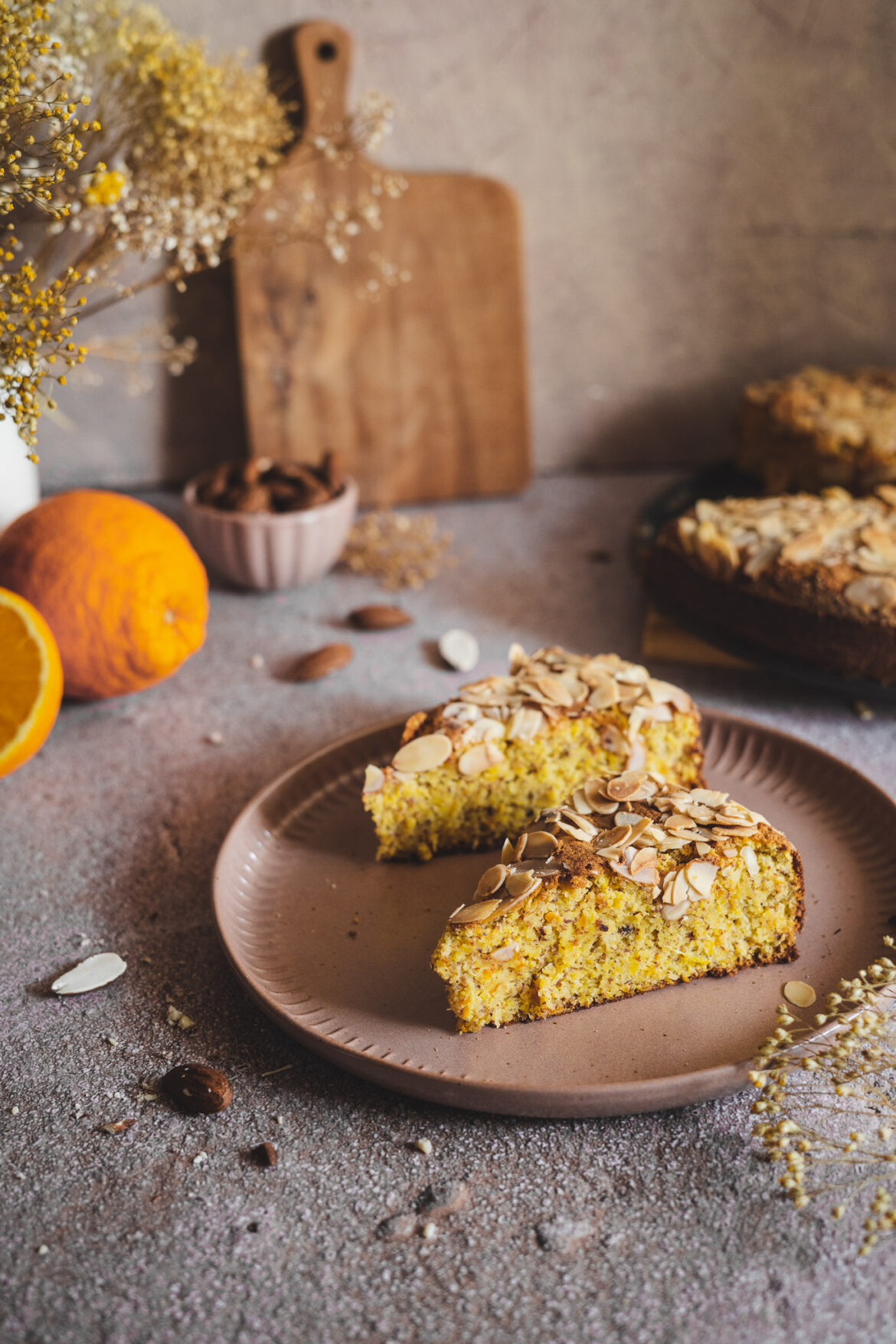 ciasto migdałowe z pomarańczą bez dodatku mąki